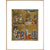 The Golden Haggadah print in natural frame
