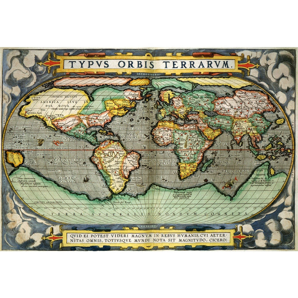 World Map (from Atlas Sive Cosmographica) print