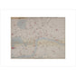 1862 map of London with bus and cab routes print unframed