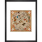 Celestial Hemispheres print in black frame