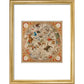 Celestial Hemispheres print in gold frame