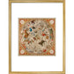 Celestial Hemispheres print in gold frame