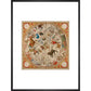 Celestial Hemispheres print in black frame