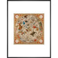 Celestial Hemispheres print in black frame