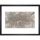 Cross's Map of London print in black frame