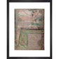 Map of Jerusalem print in black frame