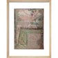 Map of Jerusalem print in natural frame