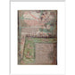 Map of Jerusalem print in white frame