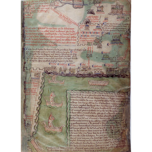 Map of Jerusalem print