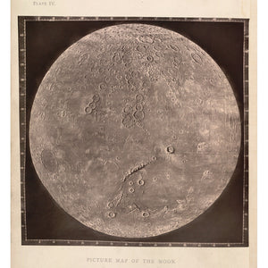 Map of the Moon print
