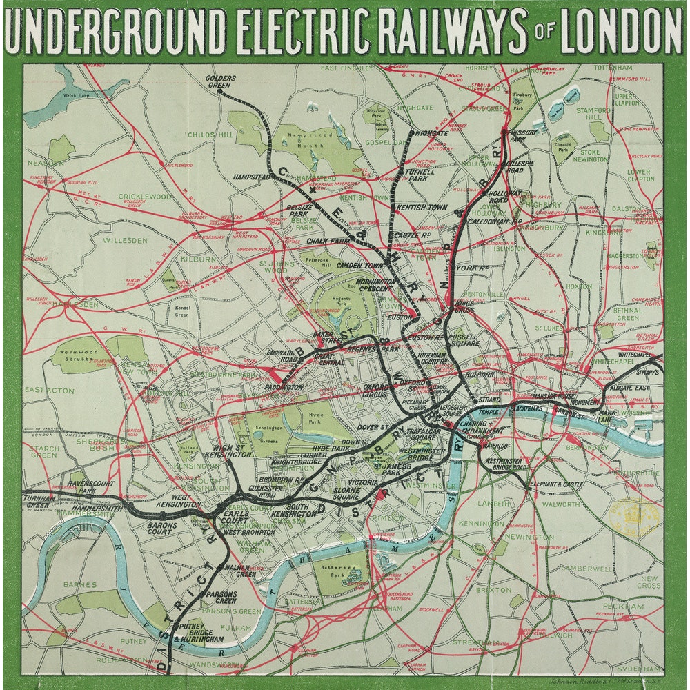 The London Underground print