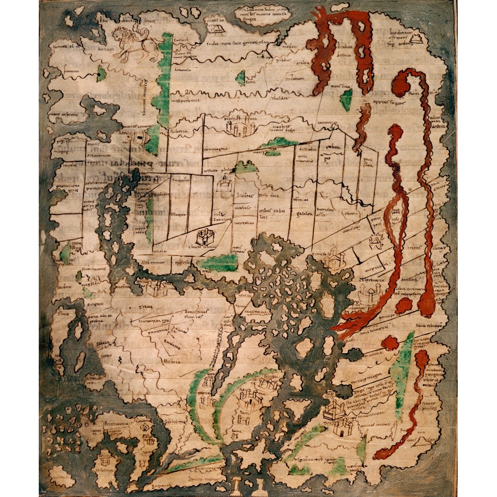 The Tiberius Map print