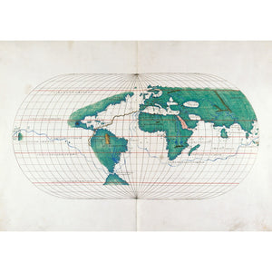 Portolan Atlas World Map print
