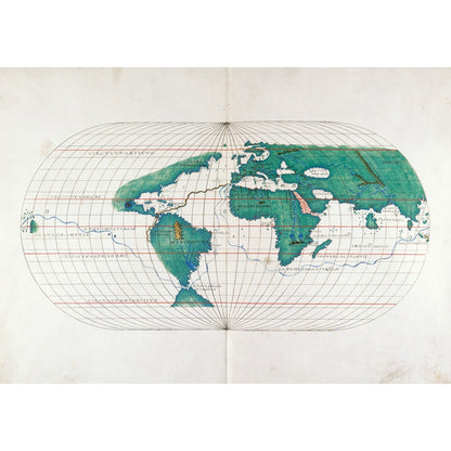 Portolan Atlas World Map print