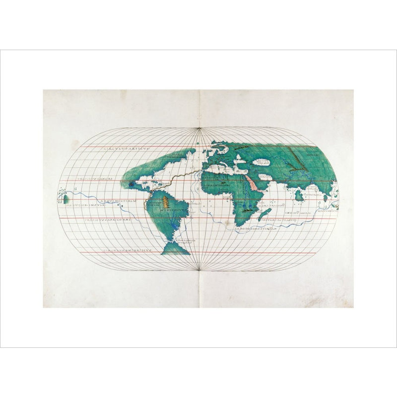 Portolan Atlas World Map print